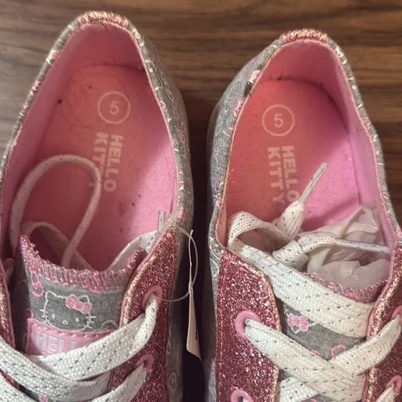 Hello Kitty Pink and Gray Women's Sneakers - Picture 4 of 9